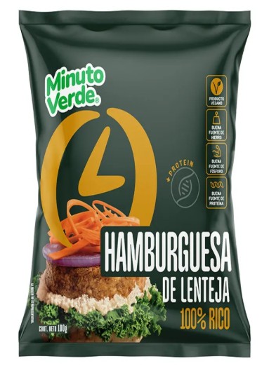 Hamburguesa De Lentejas 100g