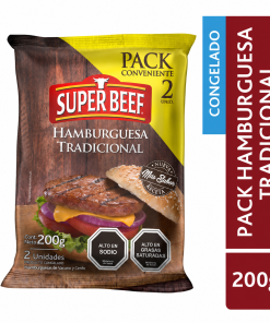 Pack X2 Hamburguesa Super Beef 200g